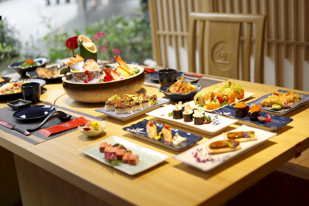 The restaurant prides itself on a wide selection of fresh ingredients with a variety of Japanese traditional dishes